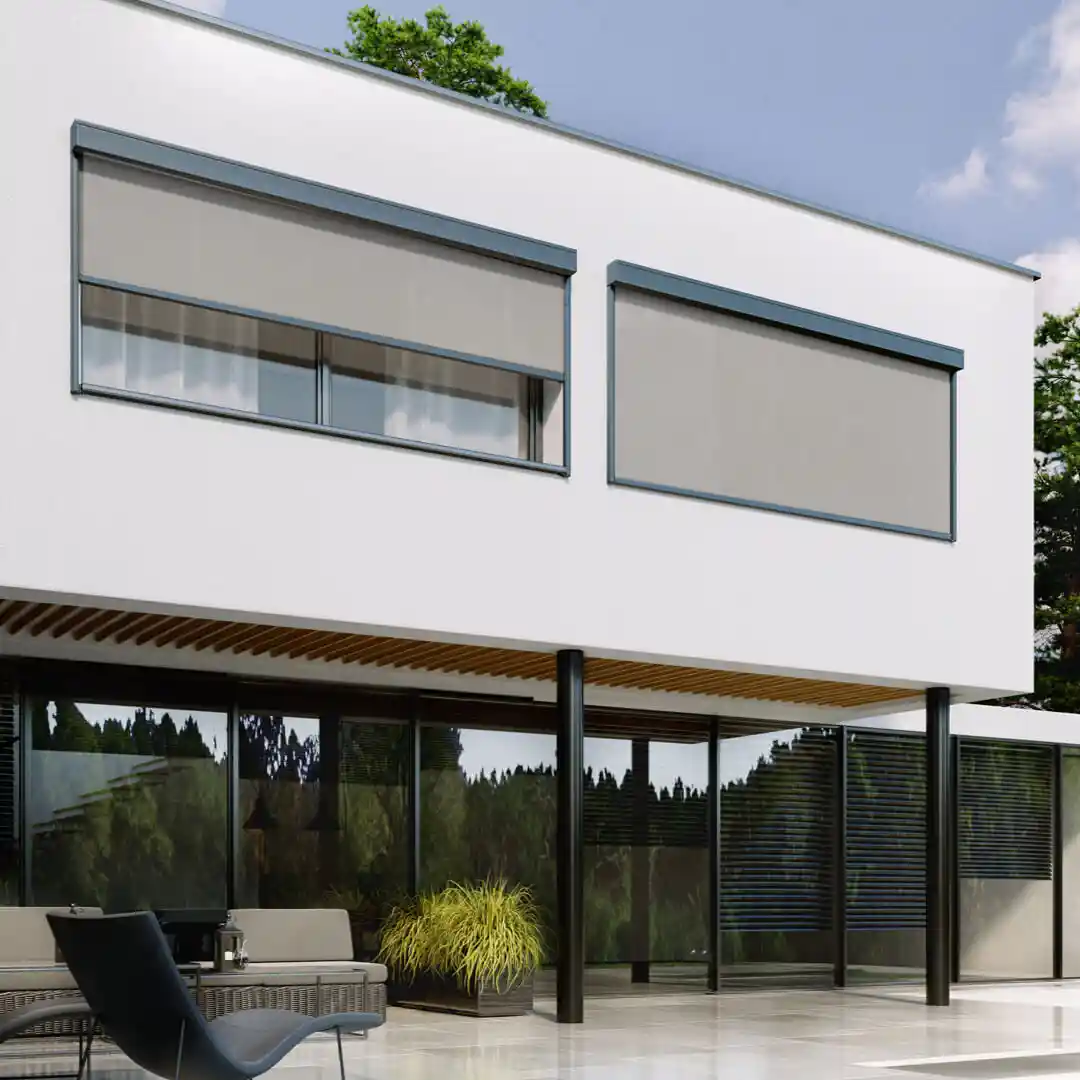 ZIP Screen Utvendig solskjerming Losvik Glass